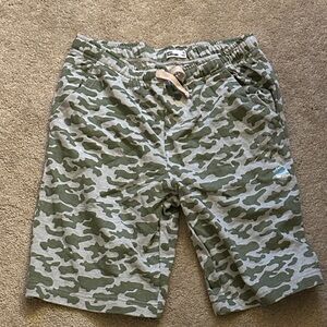 Camo Print Shorts